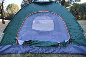 Tente de camping pop-up pour une personne seule, taille S, légère, portable, facile à installer, double couche, étanche pour la randonnée en plein air - Product Image 3