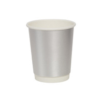 Logo Kustom Tahan Lama Minimalis Pesta 2-In-1 Minuman Camilan Biodegradable Ramah Lingkungan 16oz Gelas Kopi Kertas Sekali Pakai Tutup 200