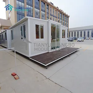 Çin lüks prefabrik ev özel mobil ev 40 ayak konteyner genişletilebilir ev fiyat