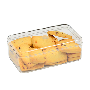 <span class=keywords><strong>Cajas</strong></span> para Galletas Transparentes, Ecológicas y Reciclables con Ventana, Envase <span class=keywords><strong>de</strong></span> Plástico Resistente a Caídas para Alimentos - Product Image 1