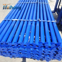 Puntales de Construcción de Acero Galvanizado Ajustables para Hormigón, Postes de Apuntalamiento para Almacenes y Talleres