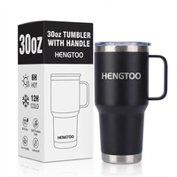Mug à café isotherme en acier inoxydable à double paroi de 30 oz avec poignée pour boissons chaudes – Prix usine