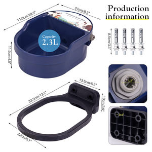 نظام مياه شرب الماشية حيوان أليف لحيوانات الأغنام والحيوانات الأليفة مع قوس حوض تغذية المياه للكلاب والحيوانات الأليفة - Product Image 6