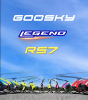 GOOSKY RS7 700 Class 3D Flybarless Elektro-RC-Helikopter-Bausatz Rosa/Gelb/Orange Flugzeugrahmen ohne Rotorblätter