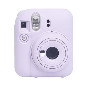 Grosir untuk FUJIFILM instax mini 12 casing pelindung kamera silikon lunak (ungu) - Product Image 1