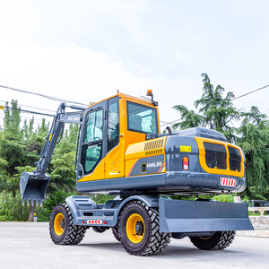 Prezzo economico Hw-80L escavatore gommato diesel da 8 tonnellate in vendita - Product Image 1