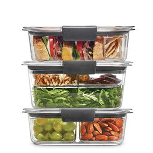 Wholesale BPA Free <b>Clear</b> Plastic Kids Storage Lunch Box Pantry Fridge Kitchen Airtight Microwavable Dishwasher Safe Food Grade - Product Image 1