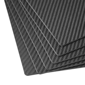 3k 0.2mm 0.3mm 0.4mm 0.5 Mm 0.6mm 0.8mm Rigid Carbon Fiber Sheet Panel Composite Panel Carbon Sheet Plate 3k Composite Pane