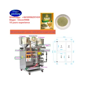 Dehydrated cabbage powder without sugar multi materials mixing packaging machine