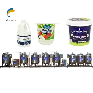 Complete Ice Cream Production Line Milk Processing Equipment Mini Dairy Plant