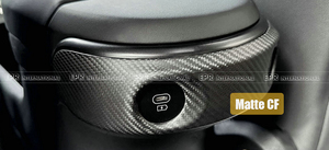 Cache-prise USB arrière en carbone sec premium, type adhésif, pour Hyundai Ioniq 5N (modèles N uniquement) 2022-2025, intérieur de siège arrière EV. - Product Image 4