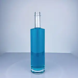 500ml Glass Bottle Customizable Vodka Whiskey Bottle With T Cork