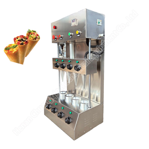 Machines automatiques de cône de pizza Machine de cône de pizza avec le fabricant de pizza de cône de 4 moules formant la machine de moulage - Product Image 4