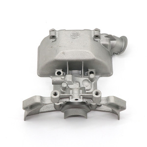 Pieza de fundición a presión de aluminio A380 para componentes de carrocería automotriz, superficie plateada con acabado por granallado. - Product Image 3