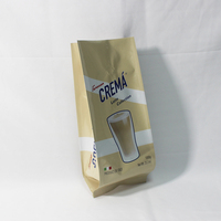 Sachet à café anti-odeur et résistant à l'humidité avec valve de gaz, en matériau de qualité alimentaire, logo et taille personnalisables