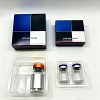 Étiquette autocollante pour flacon, adhésif puissant, écologique, 3 ml, 10 ml, emballage de flacon, boîte en papier enduit avec effet holographique