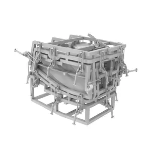 Rotomolding 알루미늄 하이 퀄리티 장비 Oem 사용자 정의 플라스틱 건물 로마 기둥 금형 청소 기계