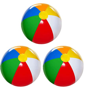 Große Strand bälle für Kinder, 39 "Pools pielzeug Aufblasbare Strand bälle-Verdickte Regenbogen farbe mit hoher Luftdicht heit, Strands pielzeug für Erwachsene - Product Image 2