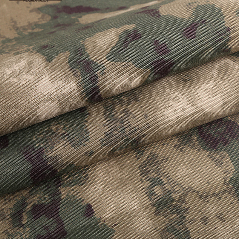 Оптовая продажа, водонепроницаемая камуфляжная ткань Atacs Fg с полиуретановым покрытием 1000 ден, нейлоновая Кордура