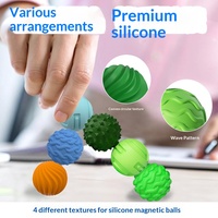 Balles sensorielles magnétiques, jouets anti-stress les plus vendus en 2026 pour TDAH et autisme, jouet anti-stress en silicone Focus Beans