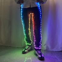 Costume da Robot LED Futuristico, Gilet Multicolore per Uomo, Novità per Laurea, Bar, Discoteca, Spettacoli Luminosi, Feste Musicali
