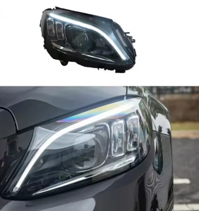 ชุดไฟหน้า LED 12V คุณภาพสูง 6000K สำหรับรถยนต์เมอร์เซเดส-เบนซ์ ซี-คลาส W205 (รุ่นปี 2015-2021) |   อัพเกรดสไตล์ OE พร้อมไฟ DRL - Product Image 2
