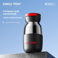 Mini-bouteilles isothermes compactes portables en acier inoxydable 304 à double paroi, tasse de poche, nouveau modèle pour filles