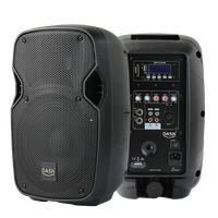 Système audio DASN SCF8AA, enceinte active professionnelle carrée en plastique pleine fréquence de 8 pouces, 320 W, MP3, DJ, scène, home cinéma
