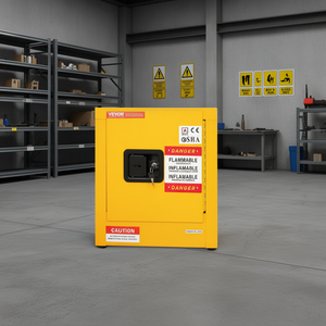 Armoire de stockage pour produits inflammables Vevor 16,9x16,9x18,2 pouces en acier galvanisé avec étagère réglable, usage industriel et commercial - Product Image 2