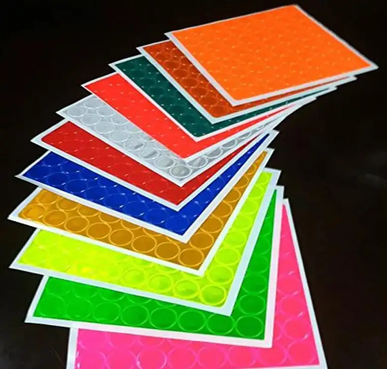 Signapex 2023 hochwertige reflektierende Blech/farbiges reflektierendes Vinylmaterial selbstklebende reflektierende Vinylfolie
