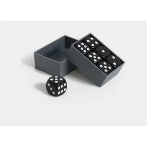Dés magiques Miracle Dice 7, dés en plastique noir avec fonction d'effacement pour la magie de close-up, le mentalisme, accessoire pour magicien - Product Image 3