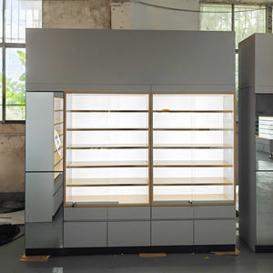 Meubles de magasin d'optique de luxe sur mesure, vitrine à lunettes personnalisée avec éclairage LED pour la conception intérieure des magasins - Product Image 6