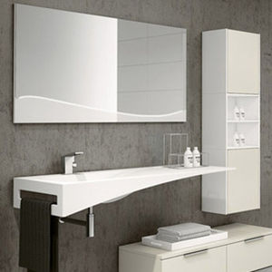 Fabbricazione di Alta Gloss <span class=keywords><strong>Bagno</strong></span> Vanity Set Mobili Da <span class=keywords><strong>Bagno</strong></span> Moderno Nuovo <span class=keywords><strong>Bagno</strong></span> di Design Con Forma a Conchiglia Lavelli Combo Vanità - Product Image 1