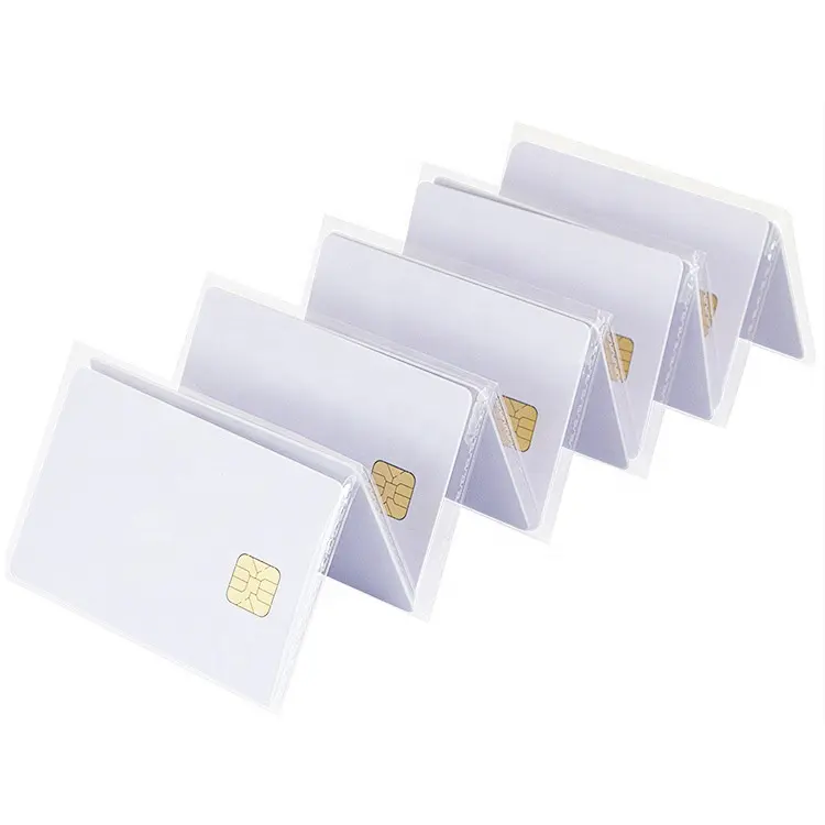 SLE5542, SLE5528, 4442, 4428, puce IC cartes à puce en PVC vierges imprimables personnalisées cartes à puce RFID Contact IC