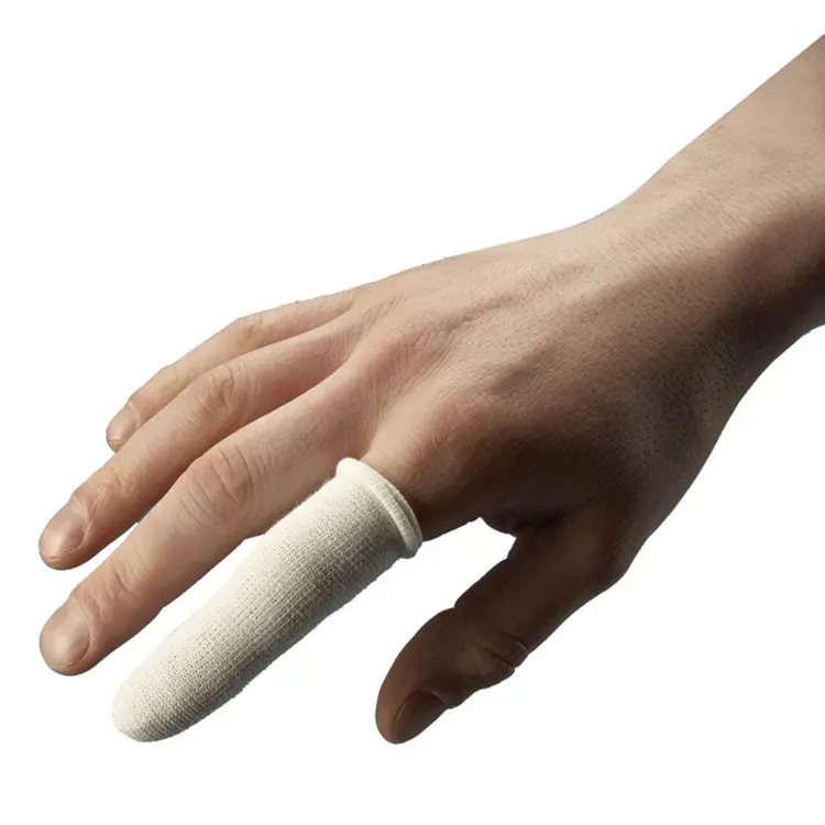Medical Finger Wound Dress Custom Cotton Elastic Tubular Bandage Finger Bob Bandages 1.5cm*40cm