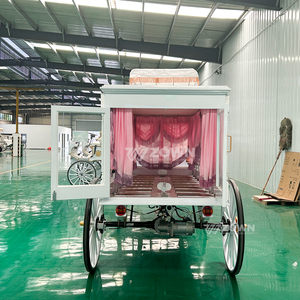 Carrozas Fúnebres Eléctricas Decoradas con Flores, Vehículo Fúnebre Hecho a Mano, Carroza Fúnebre Eléctrica/de Caballos en Venta - Product Image 3