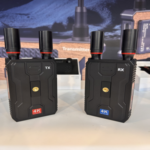 เครื่องส่งและรับสัญญาณวิดีโอไร้สาย 4K 400M 1 ชุด สำหรับการถ่ายภาพกลางแจ้ง กล้องทุกชนิด สตรีมสด โบสถ์ ฟุตบอล แมตช์ - Product Image 1