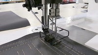 Machine à coudre industrielle à deux aiguilles Jack JK-58450J pour jeans et matériaux lourds, à vendre