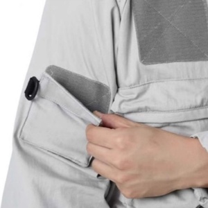 Veste d'extérieur pour homme sur mesure en gros, veste coupe-vent en coton, veste décontractée pour homme avec poches et capuche - Product Image 4