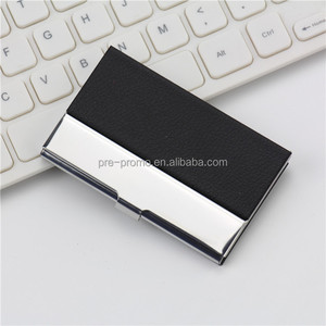 Tarjetero personalizado de Metal y cuero, venta al por mayor, con nombre de boda, tarjetas de negocios - Product Image 6