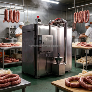 Nouveau Four à Fumer Commercial Électrique et à Gaz 100 kg pour Poisson et Viande, Machine à Fumer la Viande, Four de Fumoir à Vendre - Product Image 2