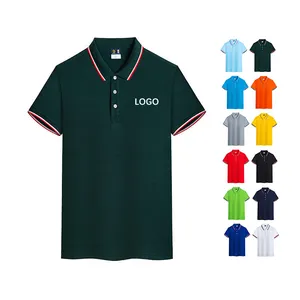School Uniforms Polo Shirts Kids Short Sleeve Polo T-shirts Custom Print Brand Logo Plain Polo Shirts For School