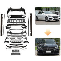 Kit de mise à niveau des feux antibrouillard extérieurs du pare-chocs Wenye Mercedes-Benz Classe C W205 C63 avec fixation universelle autocollante
