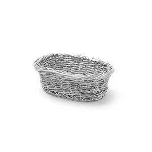 Panier à pain ovale HENDI gris clair 190x120x60mm, plateau de service élégant - Product Image 1