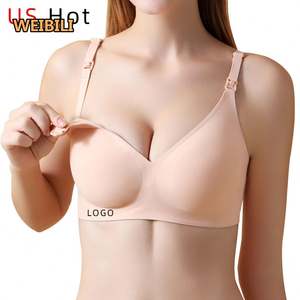 Tallas grandes M L XL 2XL 3XL Venta al por mayor Mujeres Big <span class=keywords><strong>Boobs</strong></span> Sleeping Jelly Pegado Comfort Embarazo Maternidad Sujetador de lactancia - Product Image 1