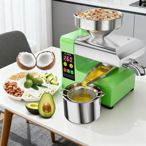 Máquina Automática para Prensar <span class=keywords><strong>Aceite</strong></span> Frío/Caliente, 820W, Procesa 30 Tipos <span class=keywords><strong>de</strong></span> <span class=keywords><strong>Aceite</strong></span>, Incluyendo Aceitunas, Ricino y <span class=keywords><strong>Coco</strong></span> - Product Image 1