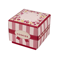 Boîte à gâteau en papier kraft ivoire doré écologique personnalisée, matériaux recyclés pour la fête, boîtes à dessert en chocolat, pâtisserie pour traiteur