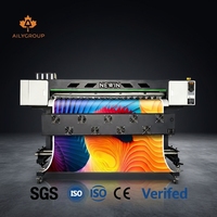 Impresora de Etiquetas de Inyección de Tinta Eco-Solvente Digital NEWIN Xp600 I3200, CE, 24 m²/h, Automática, Rollo a Rollo, Flexográfica, 1 Año de Garantía