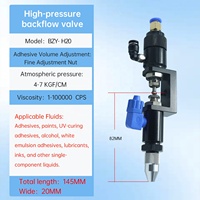 Vanne de distribution à contre-pression de précision, à commande PLC, à moteur, pour adhésifs thermofusibles UV à base de silicone, 1 an de garantie