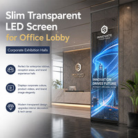 Écran LED transparent haute performance pour publicité invisible, panneau d'affichage en cristal LED, module de film LED, affichage vidéo LED IP65